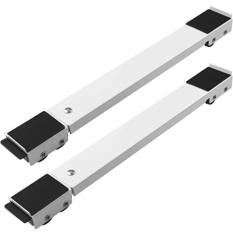 Waschmaschinenhalterung, Waschmaschinenständer, Kühlschrankhalterung, Rollen für Waschmaschinen, Kühlschränke und Trockner bis 300 kg,