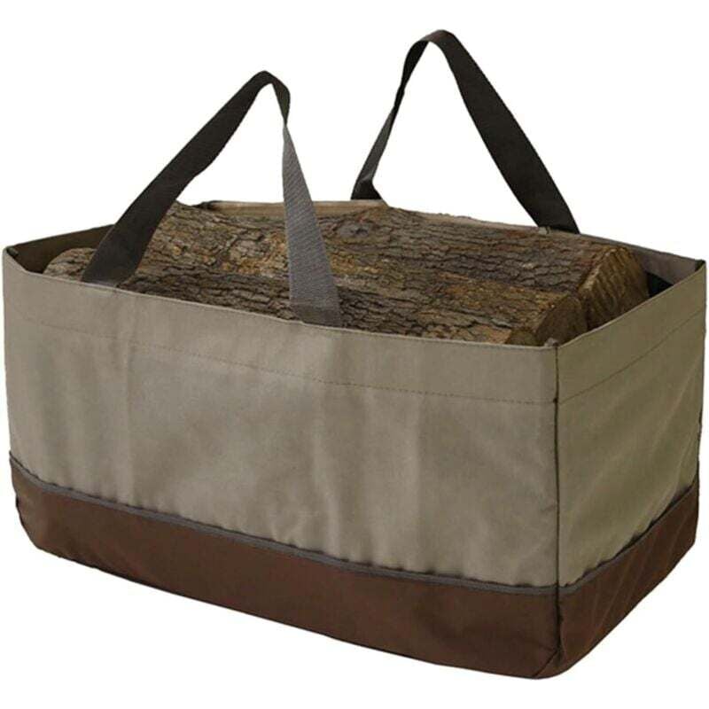 Wasserdichte Aufbewahrungstasche für Brennholz im Freien – Tragetasche für Brennholzscheite – Leicht zu transportierende Aufbewahrungstasche