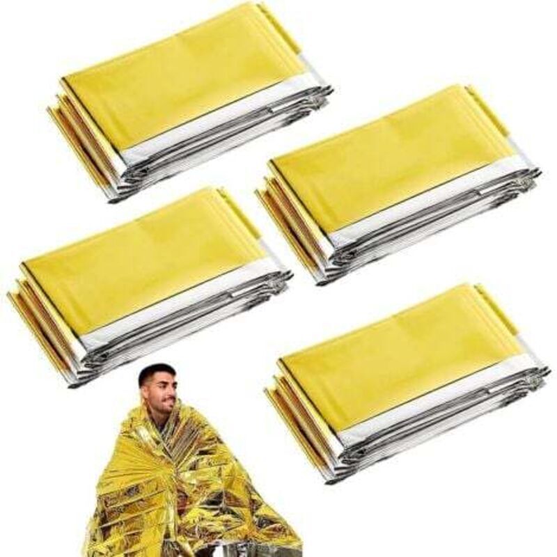 Wasserdichte Rettungsdecke, Notfalldecke für den Outdoor-Bereich, tragbare Notfalldecke, warme Notfalldecke, für Outdoor-Aktivitäten wie Wandern und