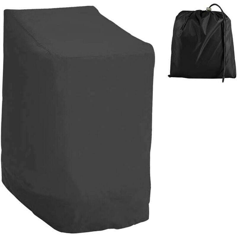 Wasserdichte Schutzhülle aus 210D Oxford-Gewebe für Gartenstühle, Schutzhülle für stapelbare Stühle, Schutzhülle für Outdoor-Stühle mit Armlehnen,