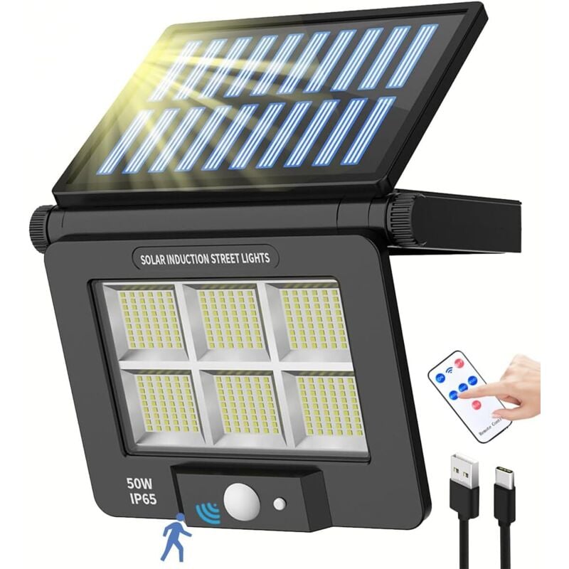 Wasserdichte Solar-Hofleuchten, Solar-Außenleuchten, Solar-Straßenleuchten, 3-Modus-Induktions-Solar-Straßenleuchten