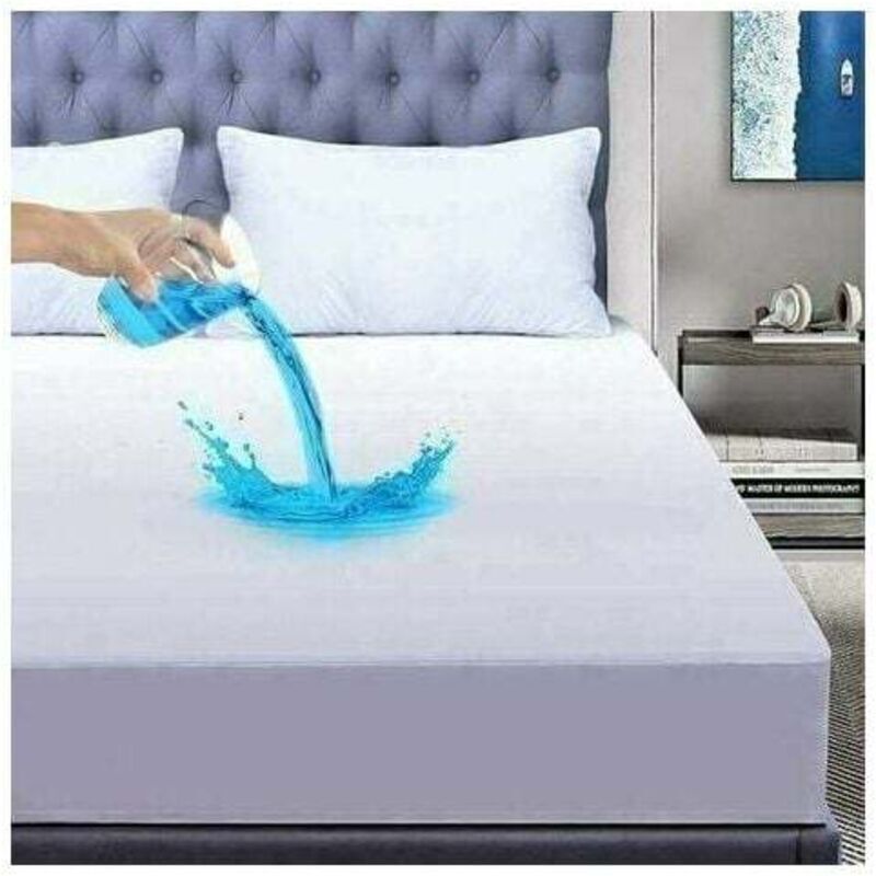 Wasserdichter Matratzenschoner aus Bambus, 140 x 200 cm, weicher hypoallergener Matratzenschoner, 140 x 200 cm, milben- und bakterienabweisend,