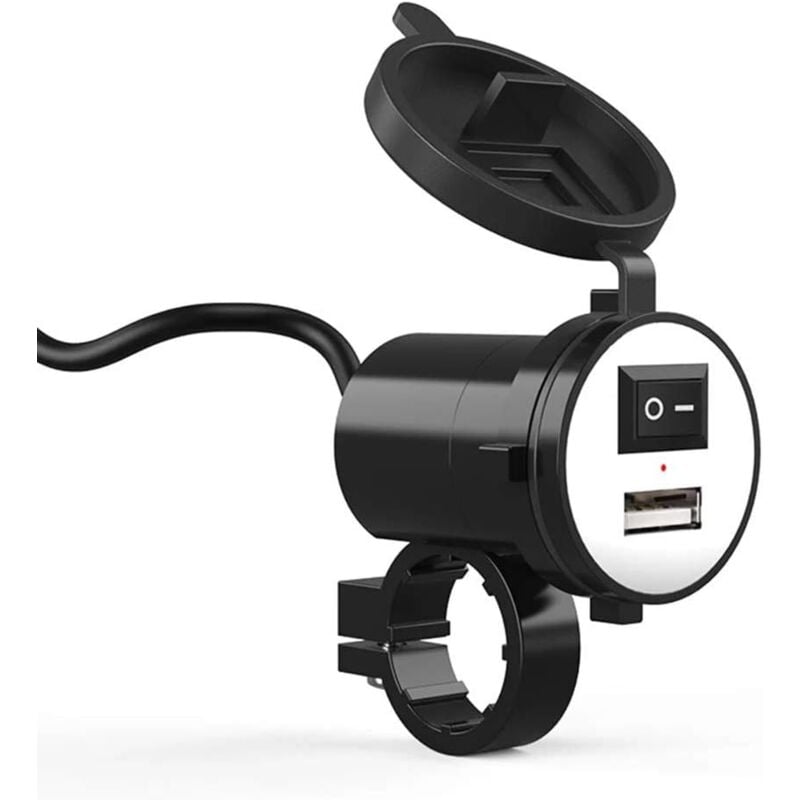 Wasserdichtes Motorrad-USB-Ladegerät 12 v, universelle Motorrad-Lenkerhalterung, wasserdichtes USB-Motorrad-Ladegerät, schnelles Motorrad-Laden 5