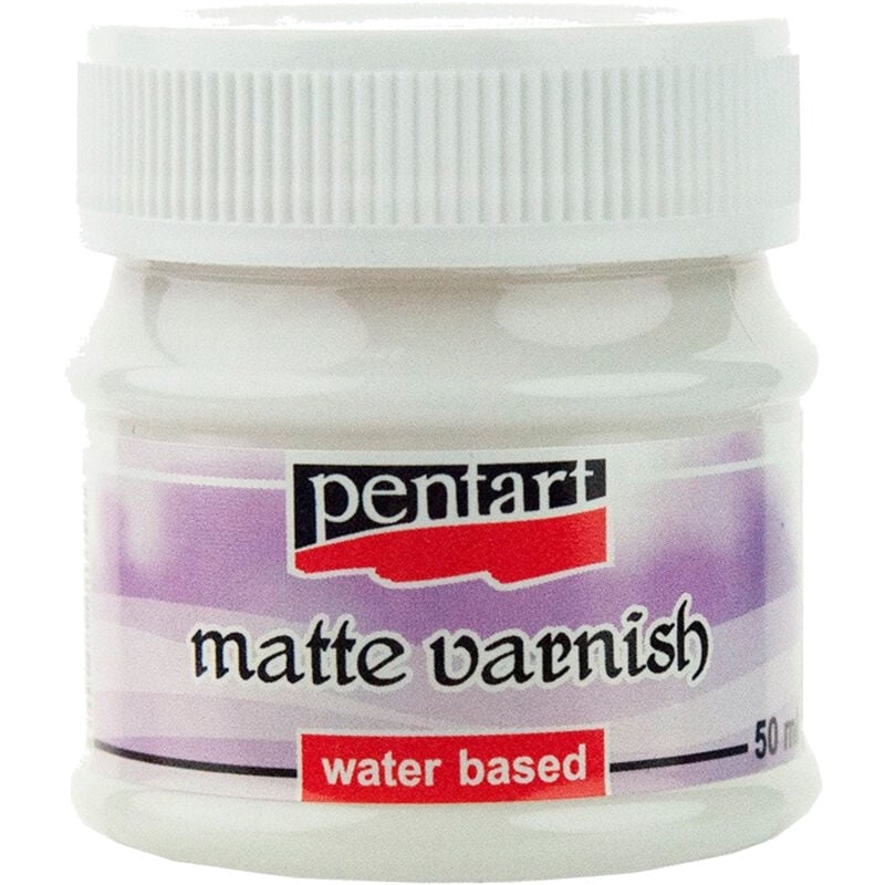 Wasserfester Lack MATTE Glas-Decoupage-Lack, wasserfest Pentart 50ml