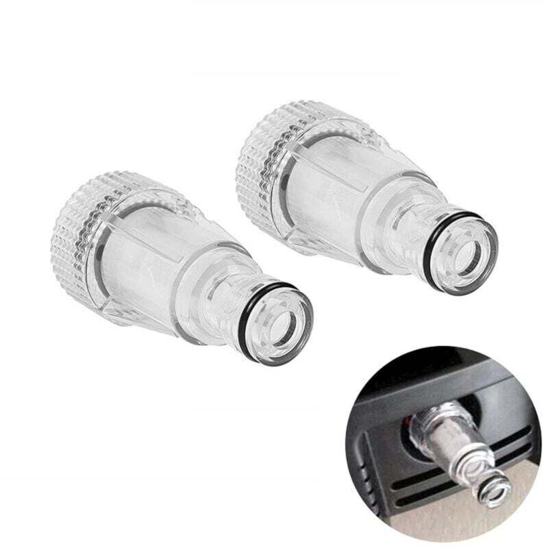 Wasserfilter für Hochdruckreiniger, Wassereinlassfilter für Hochdruckreiniger, Gartenarmaturen, kompatibel mit Gartenanschlüssen, 2 Stück