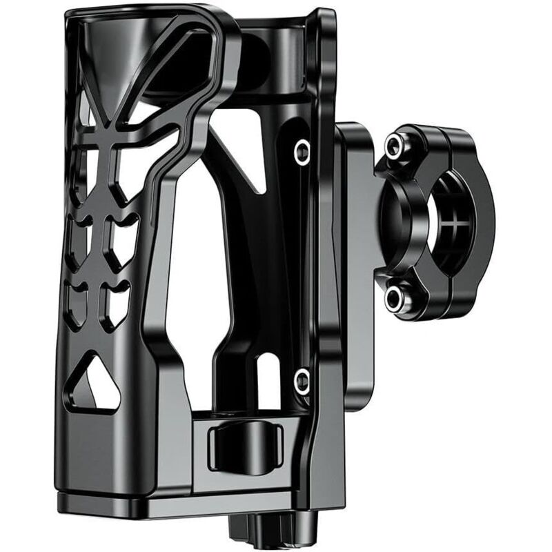 Wasserflaschenhalter für Motorrad & Fahrrad - Universell für ATV, Dirt Bike, Mountainbike - Lenkerhalterung für Getränkeflasche - Leichtmetall