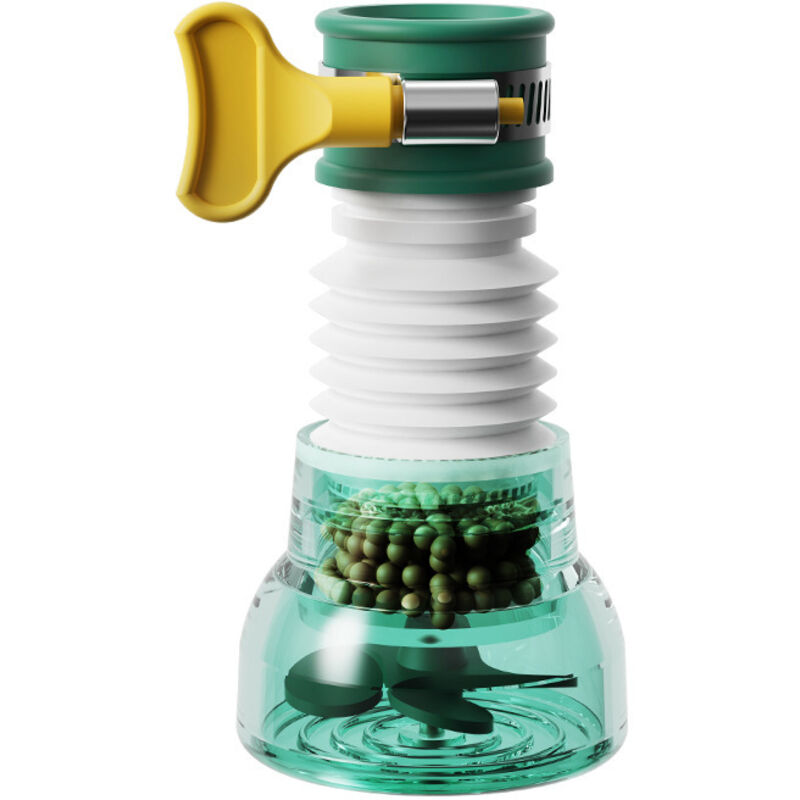 Wasserhahnfilter – Wasserfilter für Zuhause – Sprinklerfilter – Druckentlastungsfilter – Universal-Wasserfilter – Packung mit 1 leichtem und