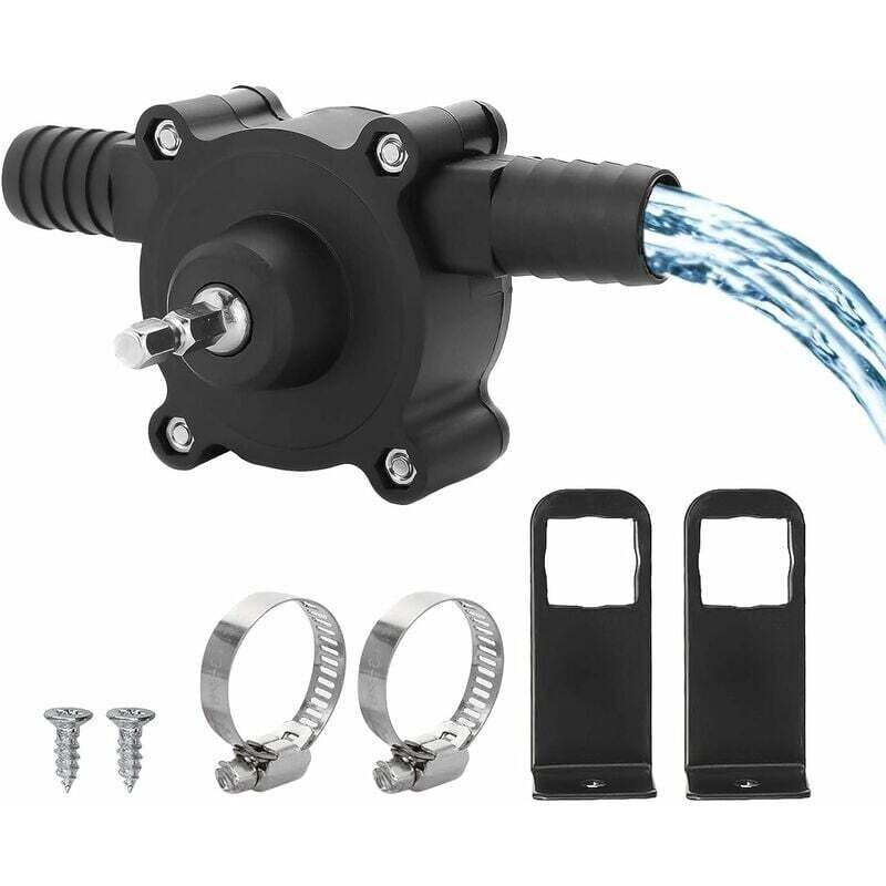 Mini Elektropumpe für Bohrmaschine, Tragbare Elektrische Bohrpumpe, Wasserpumpe für Bohrmaschine, Akku Wasserpumpe, für den Haus, Garten und