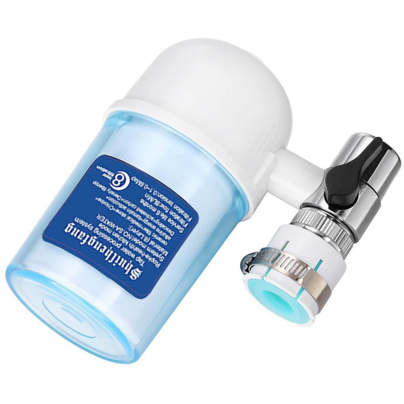 Wasserreinigungs-Wasserfilter zum Filtern von Verunreinigungen aus Küchenarmaturen, Trinkwasser, Wasserhahn-Wasserfilter, Wasserhahn-Reiniger + 3