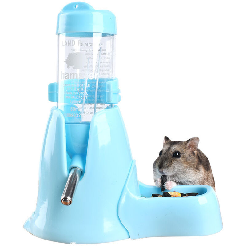 Perle Rare - shining house Wasserspender, automatische Haustierflasche für Hamster, Ratten, Meerschweinchen, Frettchen, Kaninchen, Kleintiere (80 ml,