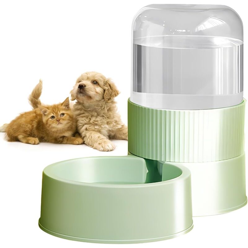 Wasserspender für Katzen und Hunde, automatischer Futter- und Wasserspender, Futter- und Wasserspender für kleine und große Hunde, Katzen und