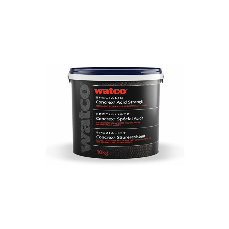 Concrex Saeureresistent, zweikomponentige chemikalienresistente Epoxidharz Bodenbeschichtung, 10kg - Watco