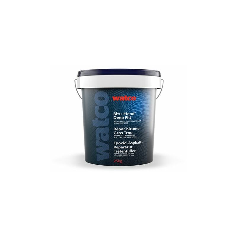 Epoxid-Asphalt-Reparatur Tiefenfueller, zweikomponentiges Epoxidharz, 25kg - Watco