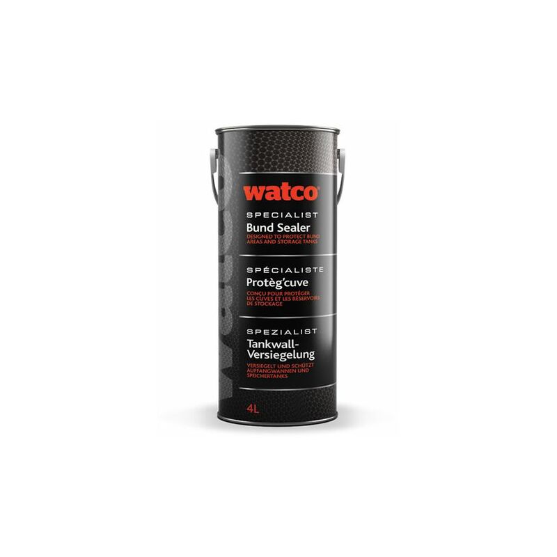 Watco - Tankwall-Versiegelung, zweikomponentige Epoxidharz Beschichtung, Schwarz 4L - Schwarz