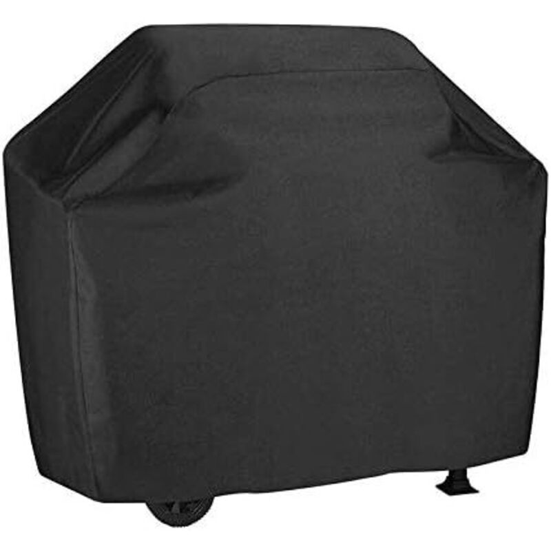 Waterproof Gas Grill Cover Black Grill Cover Large 210D Outdoor Charcoal Grill Gill Weber Brinkmann Char Broil Protective Cover Black (m 100 60 150cm)