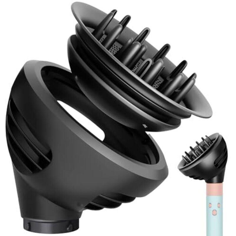 Wave+Curl Diffusor für Dyson Airwrap HS01 HS05 HS08 Zubehör, Düse für Dyson Airwrap, Umbau für Dyson Airwrap Styler zum Haartrockner