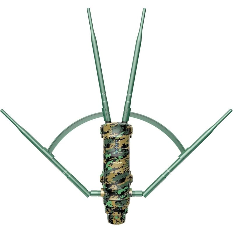 Wavlink AC1200 Outdoor wlan Repeater, Wireless Access Point mit Active poe, Dualband 2,4GHz + 5GHz, wetterfester Outdoor wlan Repeater, wlan Range