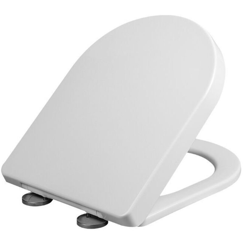 WC-Sitz, WC-Sitz mit Absenkautomatik, Universal-WC-Sitz, weiß
