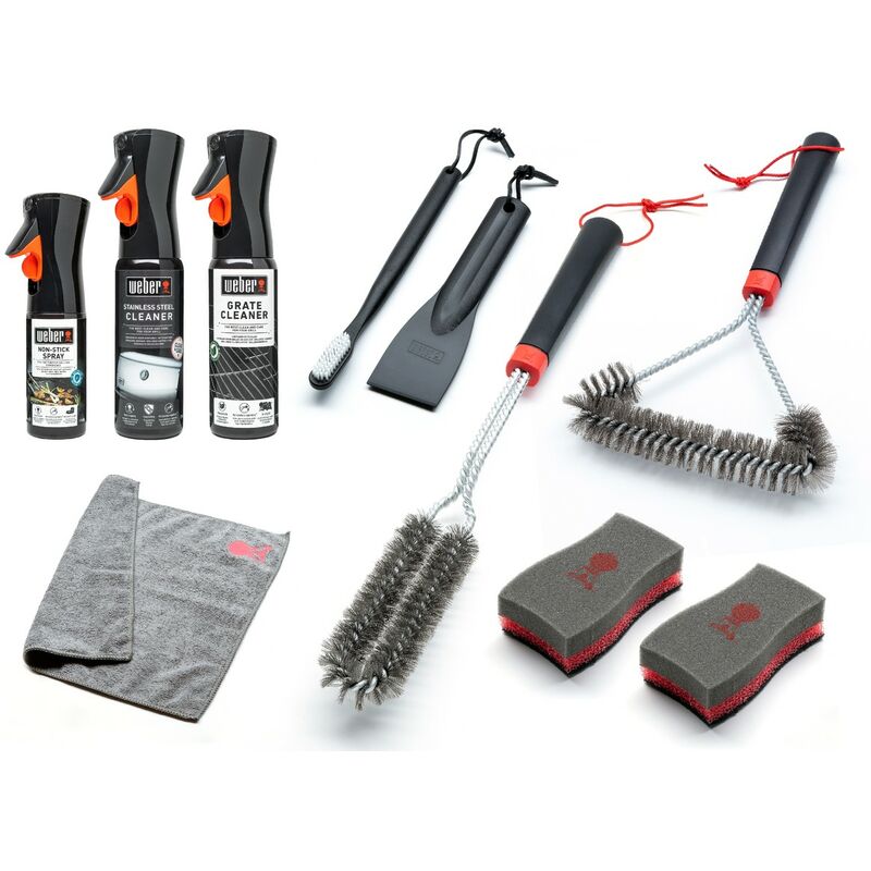 Reinigungsset für Weber-Gasgrill aus Edelstahl Code 18283