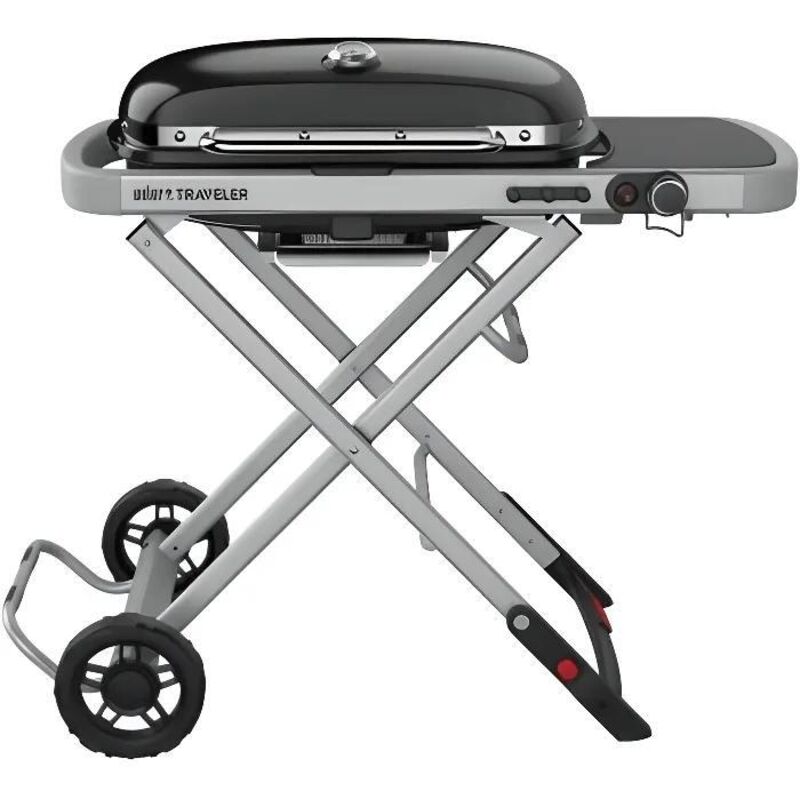 Weber Traveler LP Black Gasgrill kompakt schwarz