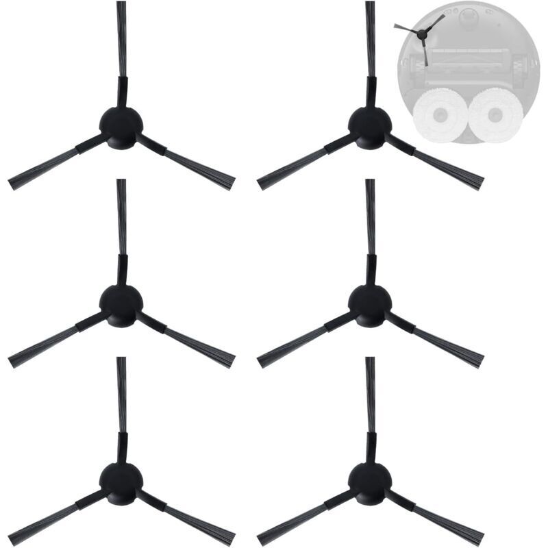 Weiche Silikon-Seitenbürsten für Dreame X30 Ultra/L10s Pro Ultra Heat/L10s Ultra Gen 2/Mova S10/E30 Ultra/L40 Ultra AE Staubsauger