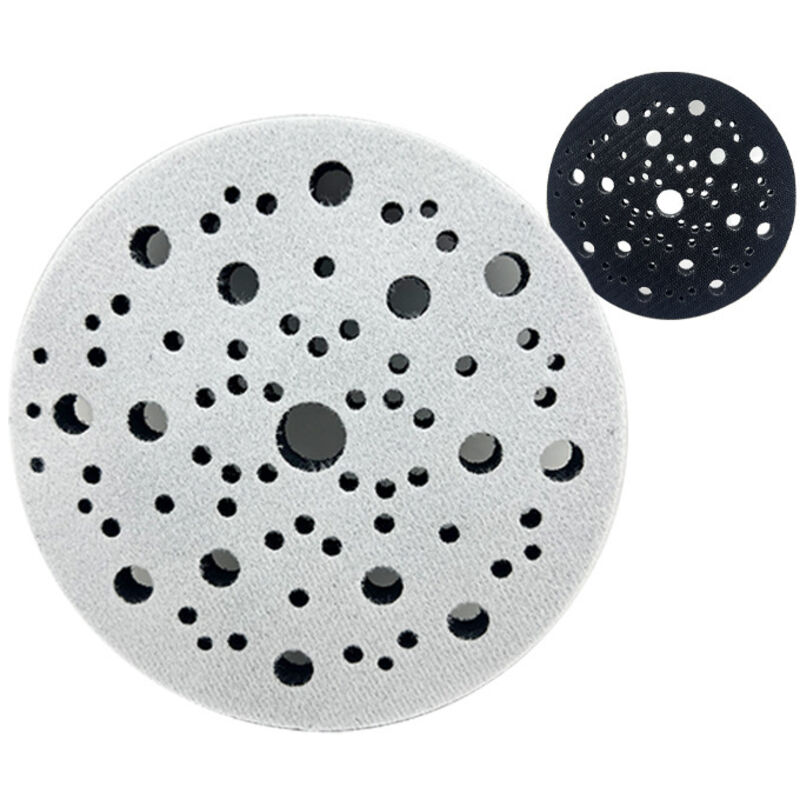 Weiches Schwamm-Interface-Pad – 150 mm, 70 Löcher, weiches Interface-Pad, Exzenterschleifpads, Schleifschaum-Pad, Exzenterschleifer-Ersatz