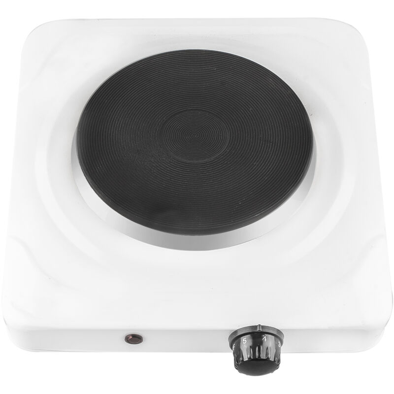 Weißer Elektroherd 1 Brenner 1500 W Küche