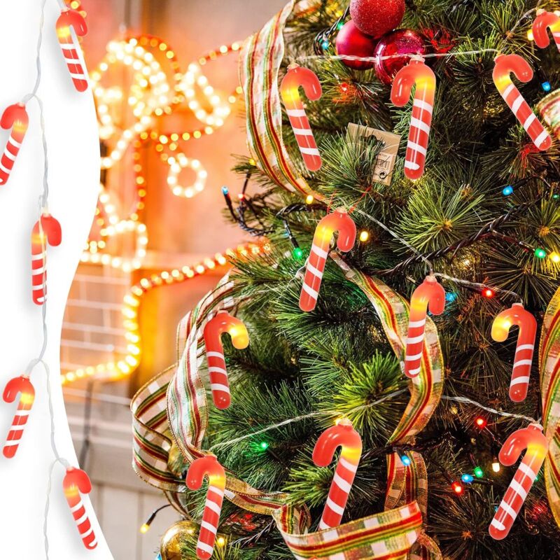 Weihnachtsbeleuchtung, 10 LED-Weihnachtsgeschenklichter, Weihnachtsbeleuchtung für Party, Weihnachten, Neujahr, Geburtstag, Hochzeit, Beleuchtung,
