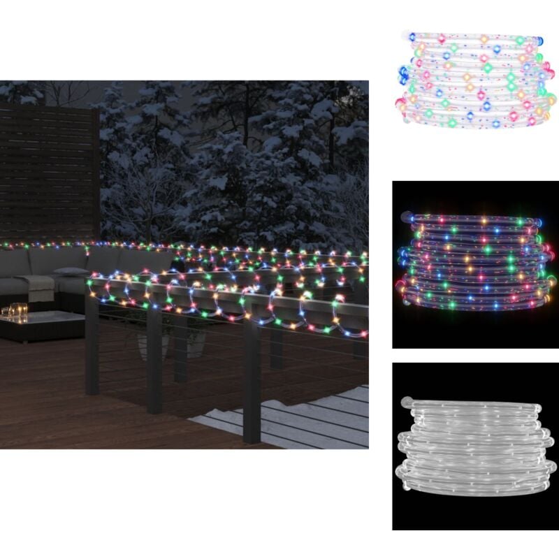 Weihnachtsbeleuchtung - Living Lichtschlauch 120 LEDs Mehrfarbig 5 m PVC