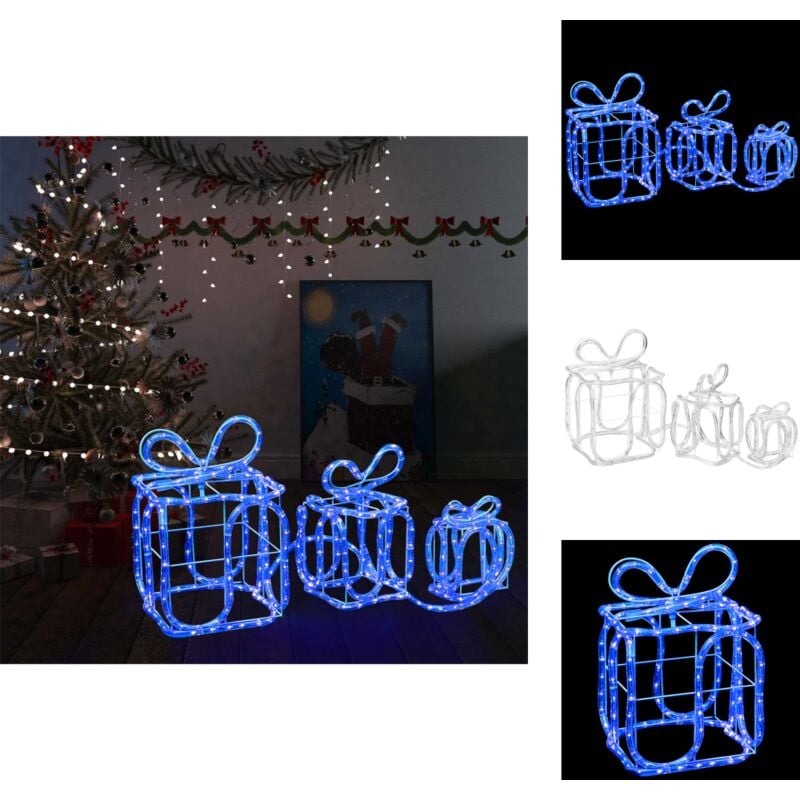 Weihnachtsbeleuchtung - Living Weihnachtsdekoration Geschenkboxen mit 180 LEDs Indoor Outdoor