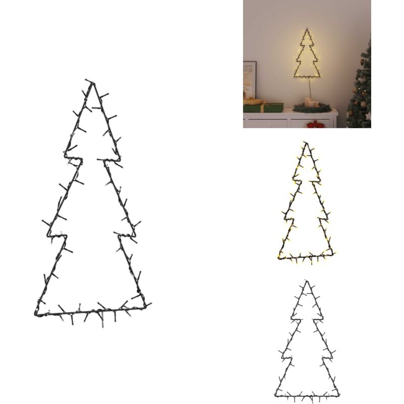 Weihnachtsbeleuchtung Weihnachtsbaum-Silhouette 80 LEDs - Weihnachtsbeleuchtung - Weihnachtsbeleuchtungen - Lichterkette - LED-Lichterkette