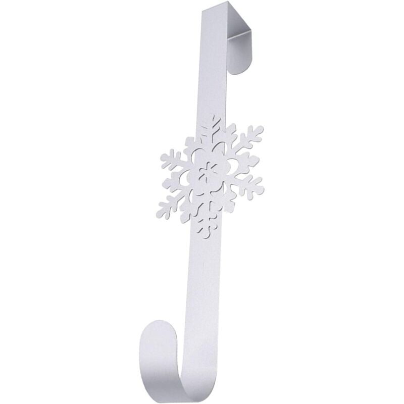 Weihnachtskranz mit Schneeflocken, Weihnachtsdekoration für die Haustür, Winter-Weihnachtsdekoration für den Außenbereich, für Zuhause, Büro,