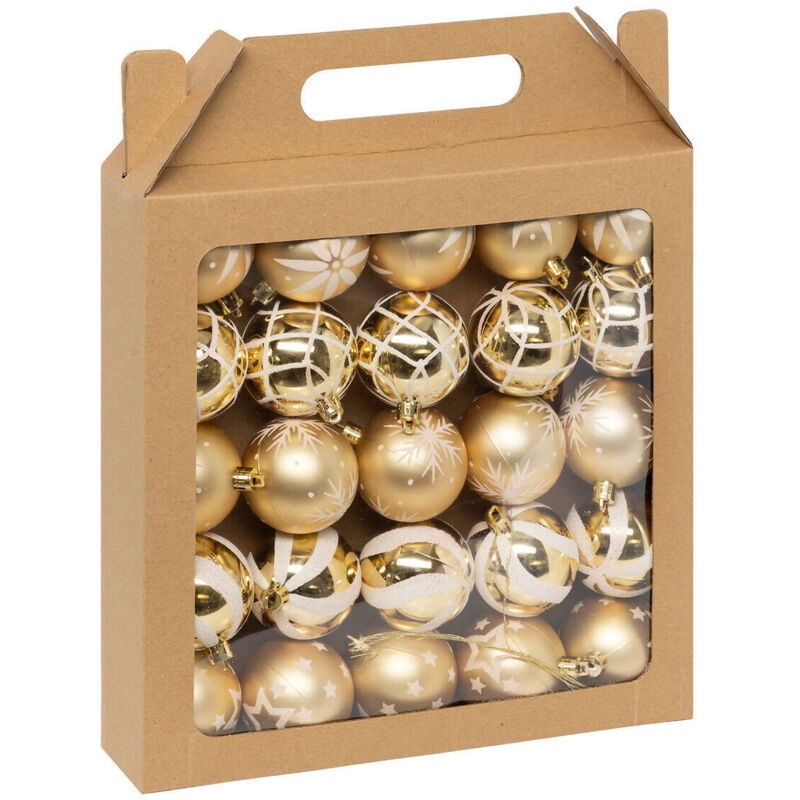 Weihnachtskugeln, verschiedene Muster, Ø 6 cm