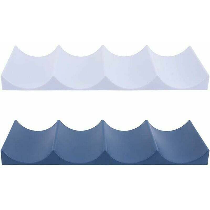 Peny - Weinregal im europäischen Stil, 2 Stück, Kunststoff-Weinregal, Kühlschrank-Flaschenhalter für Küchentheken, Speisekammer, Kühlschrank