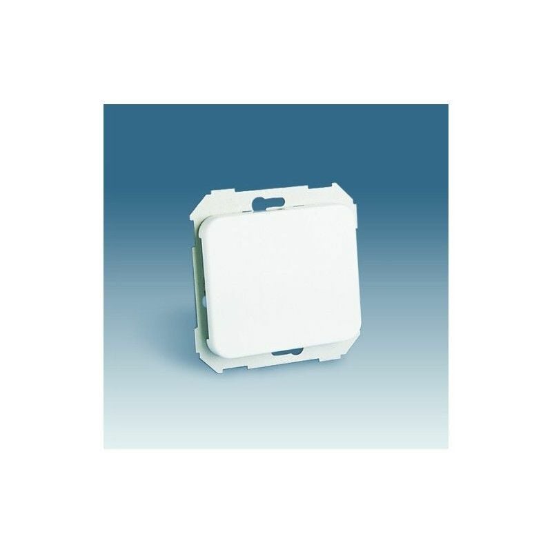Weiße weiße Blindplatte Simon 75800-30