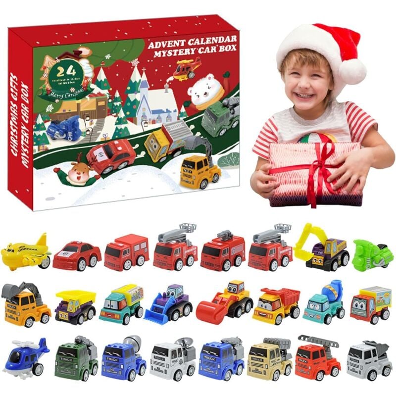 Weitere Weihnachtsdekorationen – Adventskalender für Kinder – Countdown-Kalender für Kinder – 24-Tage-Countdown-Kalender – Geschenkset mit 24