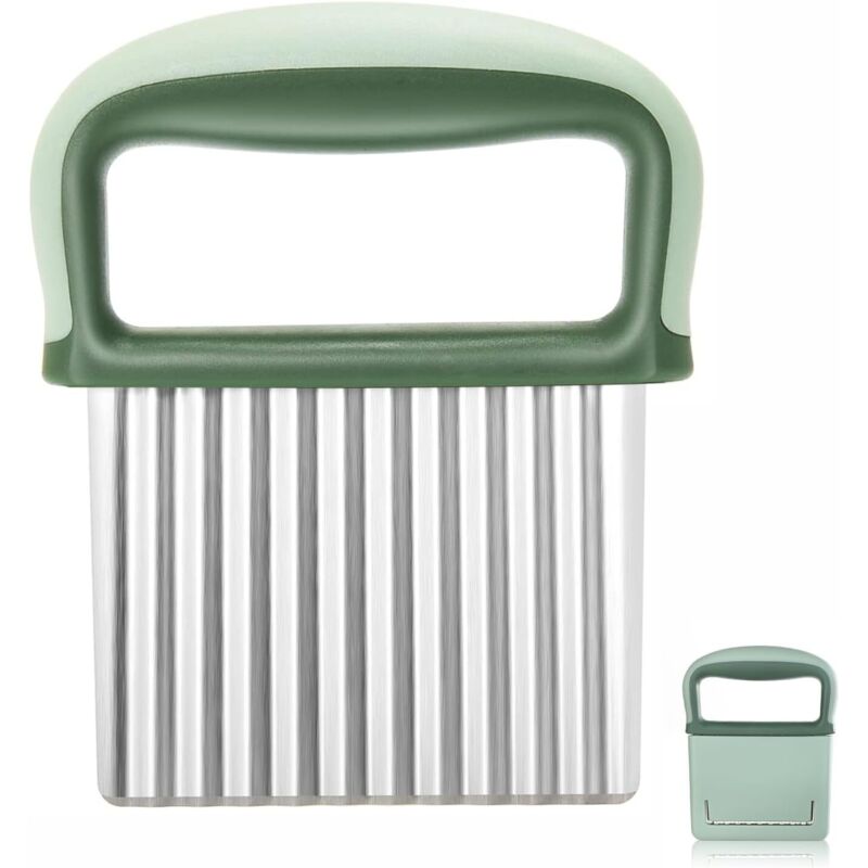 Wellenmesser für Gemüse - Wellenmesser für Kartoffeln, Wellenmesser mit Edelstahlklinge, Küchenmesser zum Schneiden von Karotten, Käse und Kartoffeln