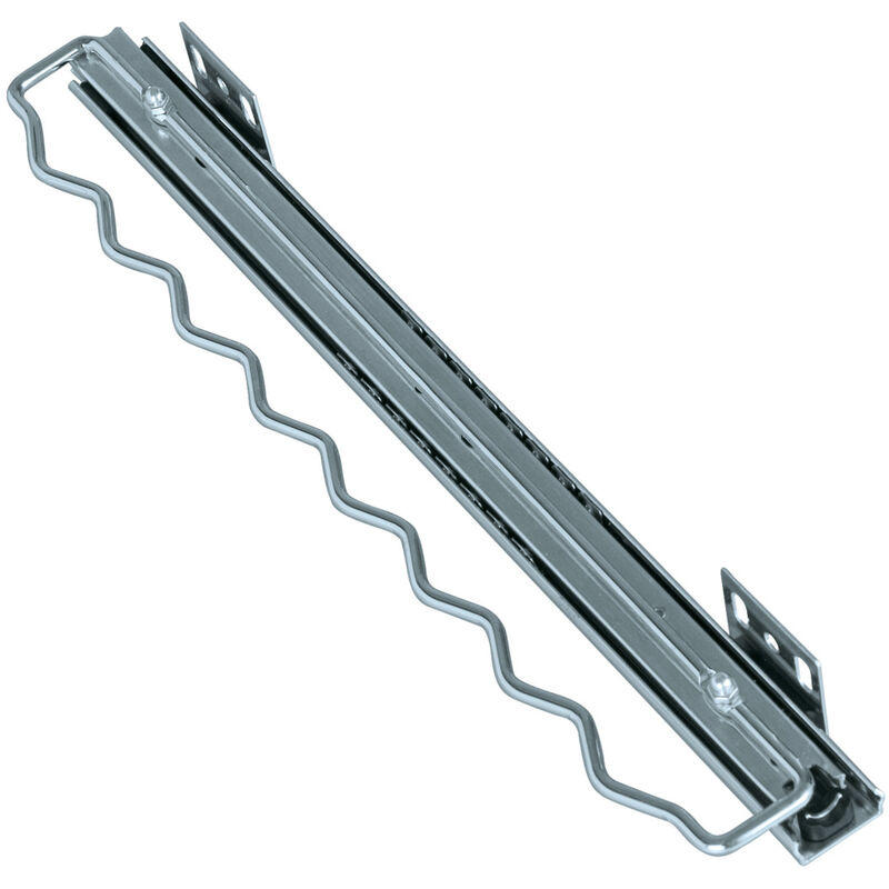 Schrankauszug Kleider- und Hemdenbügel, für bis zu 8 Hemden, Silber glänzend, verchromtes Metall silber glänzend - silber glänzend - Wenko