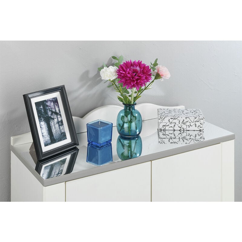 Maximex Spiegeleffekt-Folie, 150 x 58 cm, Silber glänzend, Kunststoff (pet) silber - silber glänzend