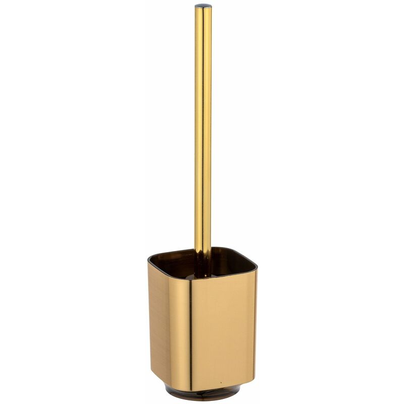 WC-Garnitur Auron Gold, WC-Bürstenhalter aus hochwertigem Kunststoff, Gold, Kunststoff gold - gold - Wenko