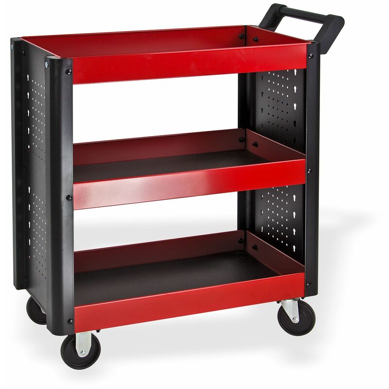 Dema - Werkstatt Werkzeugwagen Etagenwagen Transportwagen Trio 3 Etagen Werkstattwagen