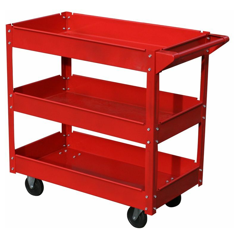 TC135 Werkstattwagen, Rollwagen 3 Etagen, 100kg - Varan Motors