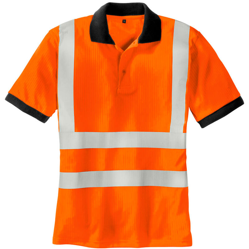 Texxor Warnschutz-Polo-SYLT, leuchtorange, Gr. l