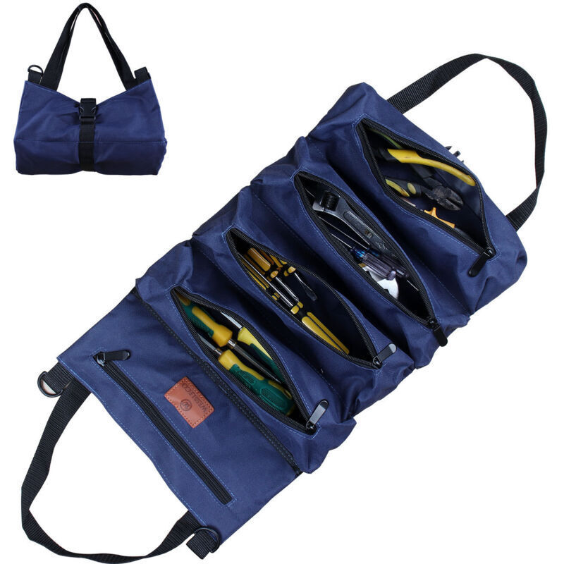 Werkzeugset aus Oxford-Gewebe, Elektriker-Set, Werkzeugtasche, Werkzeugset für die Fahrzeugaufhängung, blau