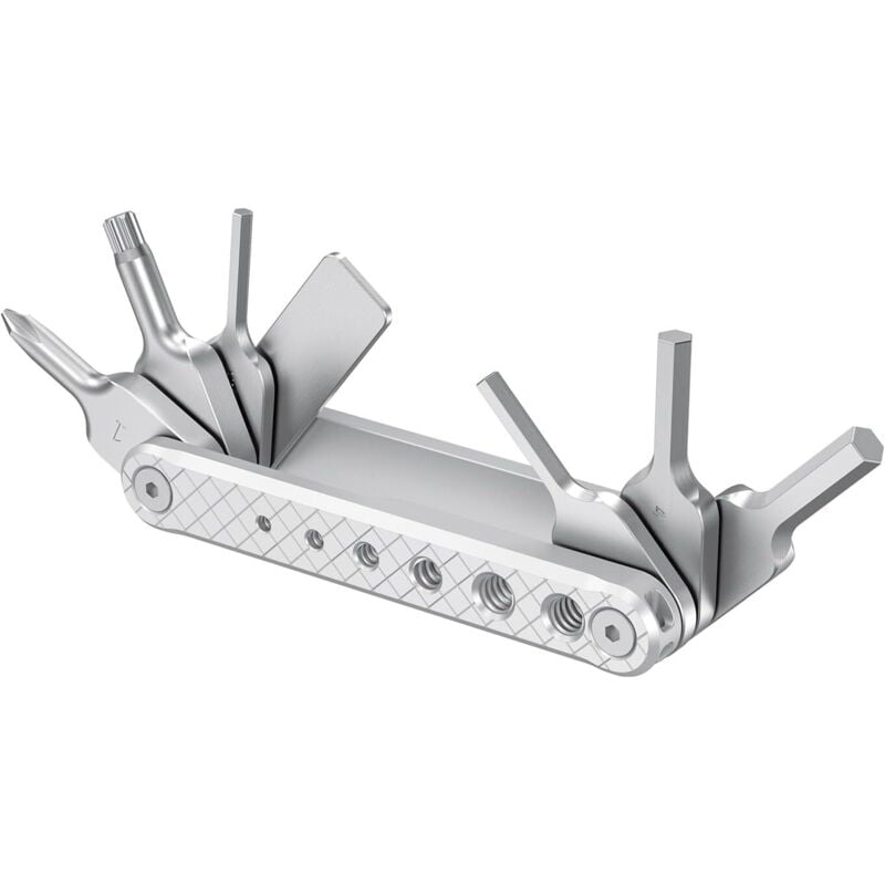 Werkzeugset mit Schraubendreher und Schraubenschlüsseln, Werkzeugset mit sieben funktionalen Werkzeugen enthalten - 2213D