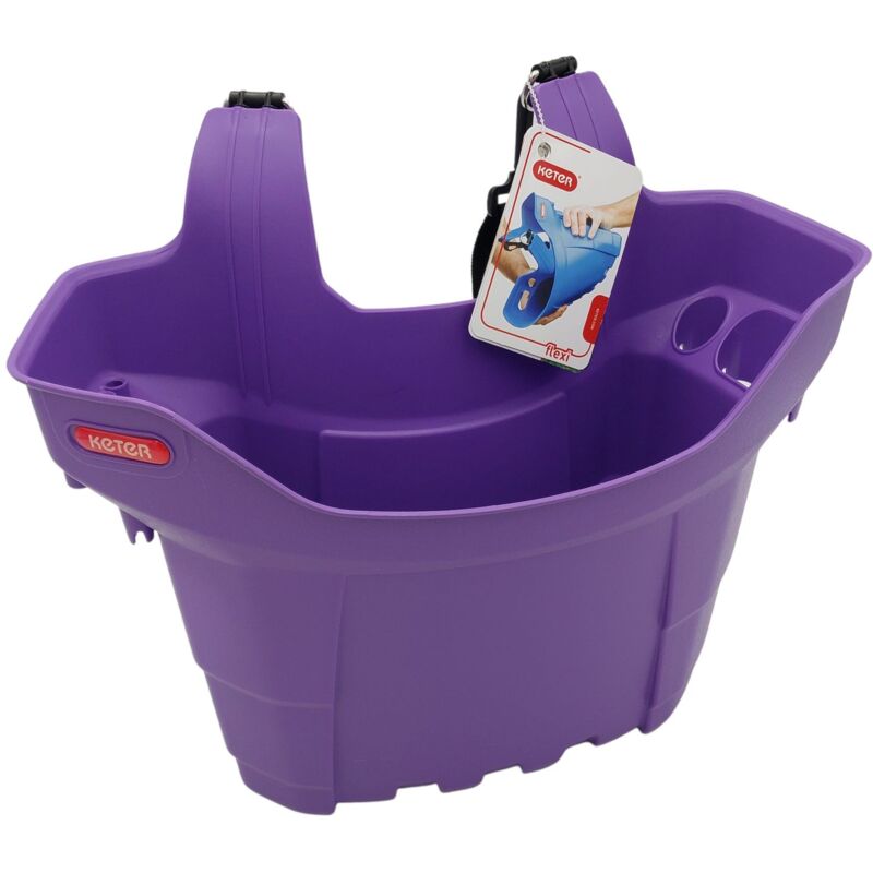 Werkzeugtasche Werkzeugbox Leitertasche Gartengeräte Wäscheklammern Putzbox - lila