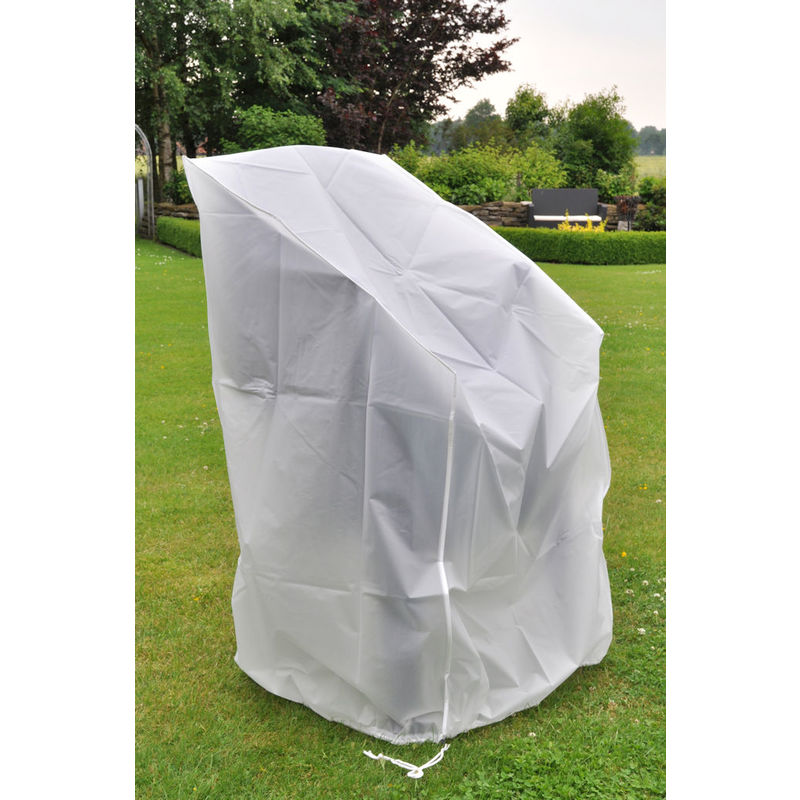 Wetterschutzhülle für Stapelstühle - 120 x 62 cm - Schutzhülle Abdeckung Abdeckhaube für Gartenstühle