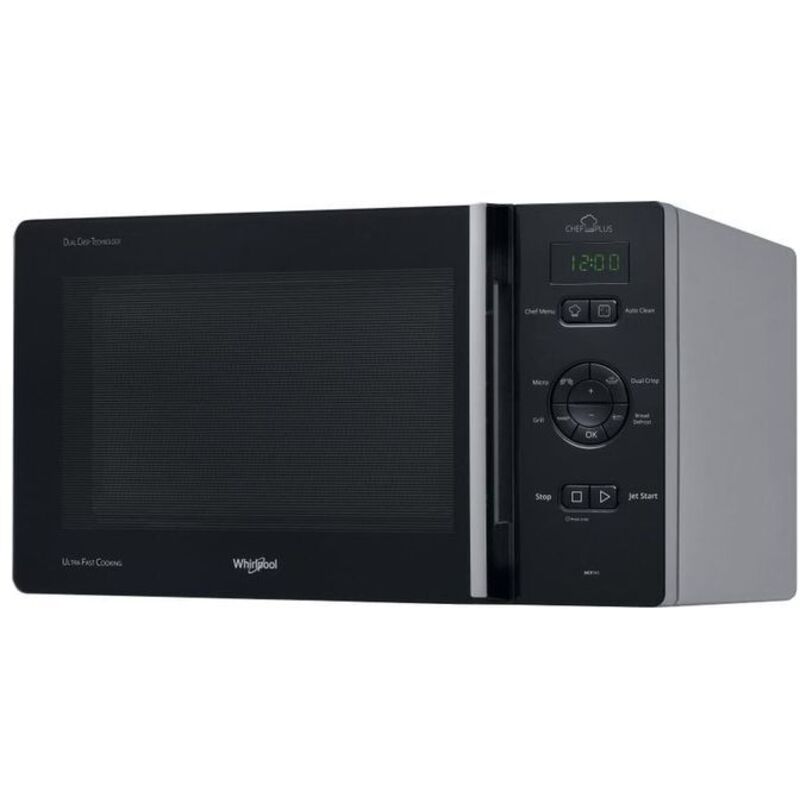 Whirlpool MCP 345 SL Mikrowelle Arbeitsfläche Kombi-Mikrowelle 25 l 800 W Schwarz, Silber