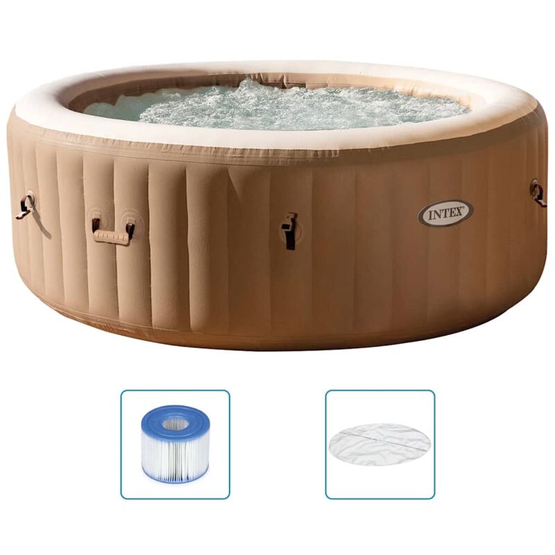 Intex - Whirlpool mit Sprudelmassage PureSpa Rund 196x71 cm