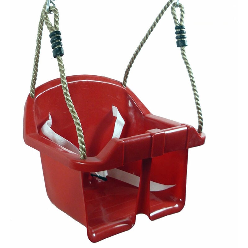 Wickey - Babyschaukel Babyschaukel aus Kunststoff: Sicherer Spaß für die Kleinsten im Freien, Sicherheitsgurte, Extrem witterungsbeständig